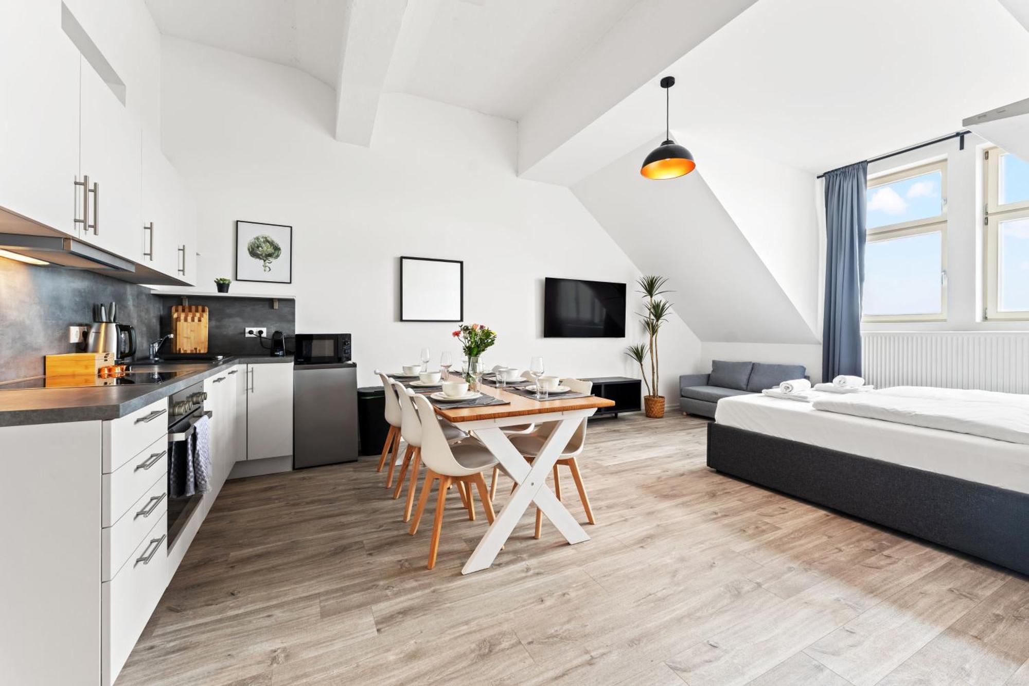 Mint Ueber Der Stadt Parken Kueche Wifi Appartamento